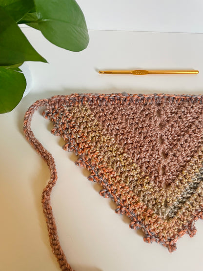 Gather Crochet Hair Bandana