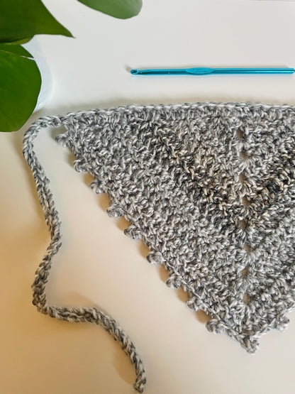 Gather Crochet Hair Bandana