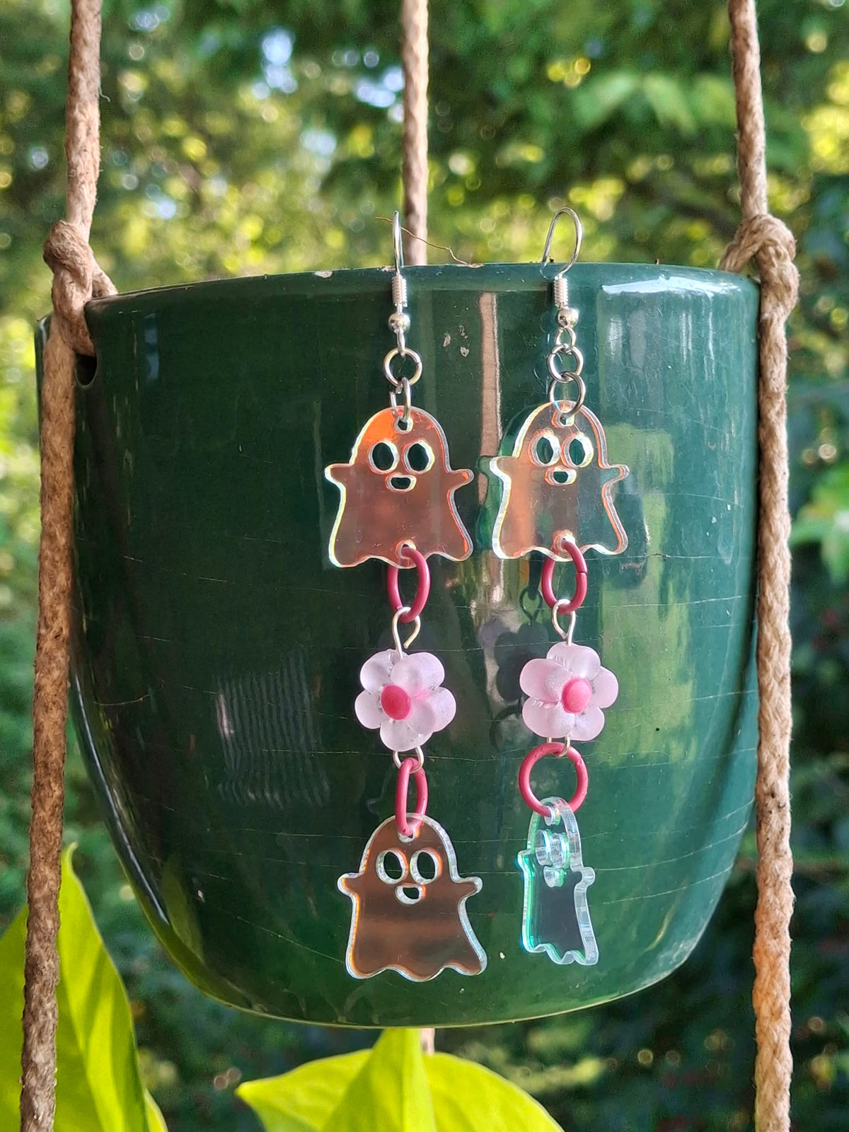 Groovy Ghost Earrings