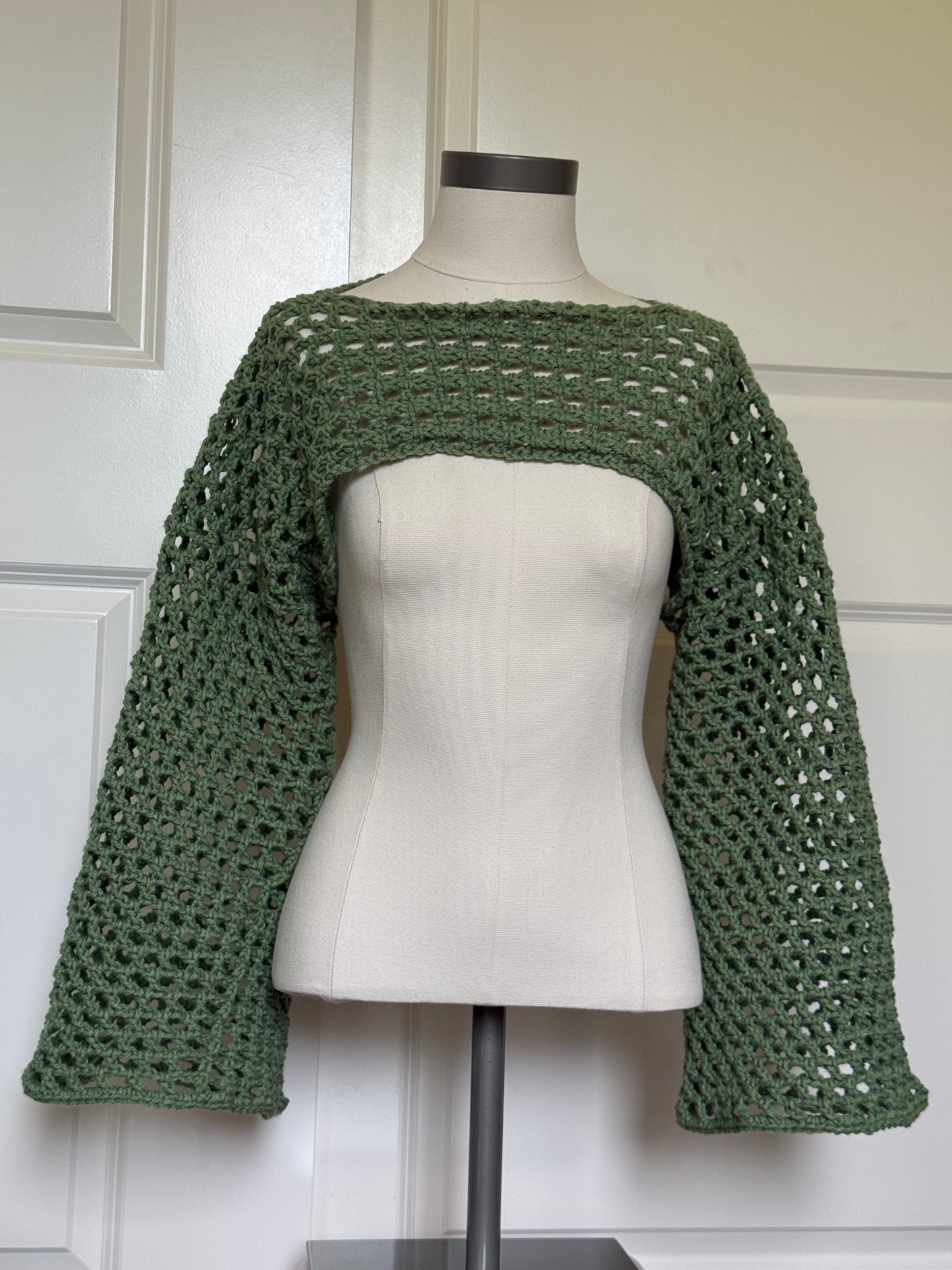 Custom: Mesh Stitch Crochet Shrug