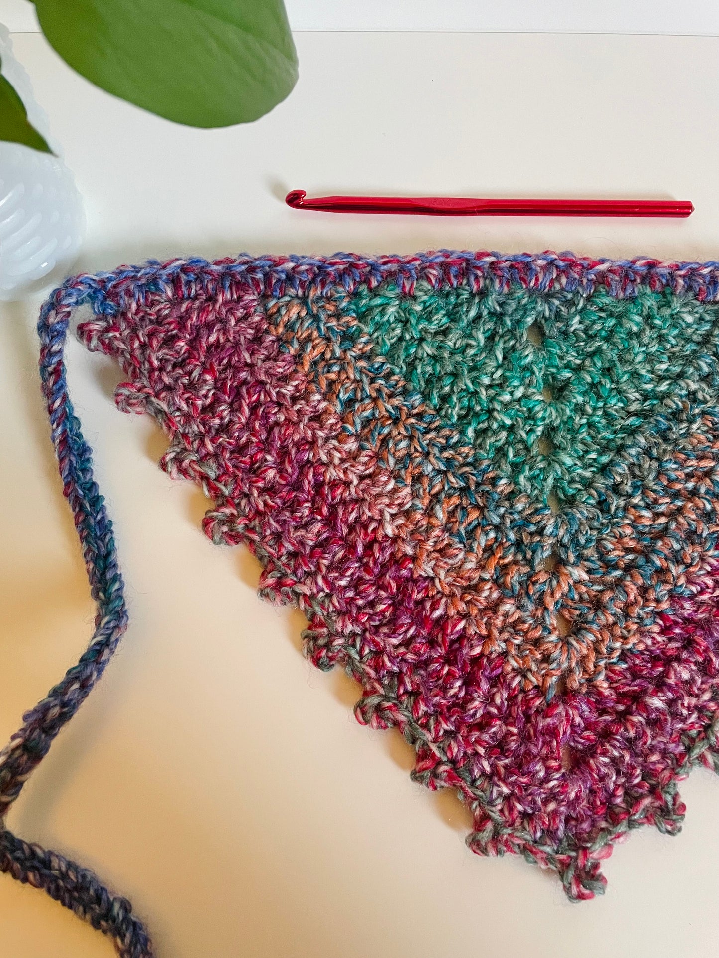 Gather Crochet Hair Bandana