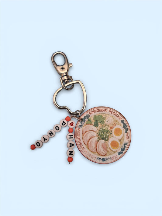 Ponyo Keychain, Ghibli Ramen Bag Charm
