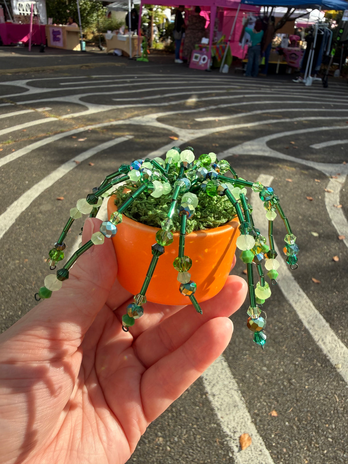 Halloween Beaded Plant