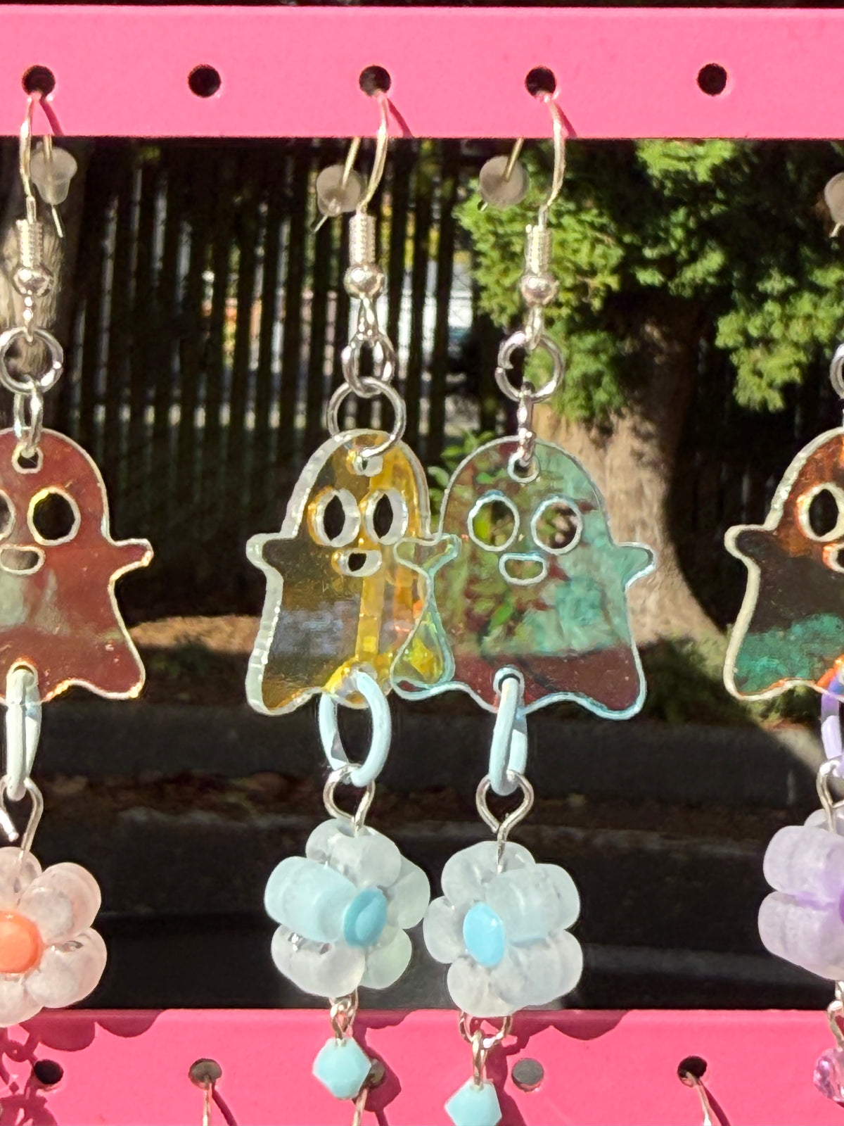 Groovy Ghost Earrings