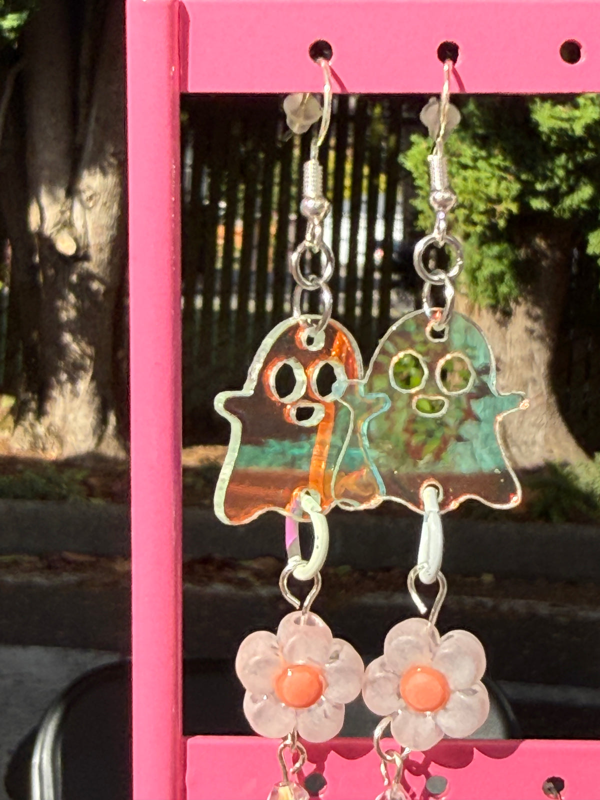 Groovy Ghost Earrings