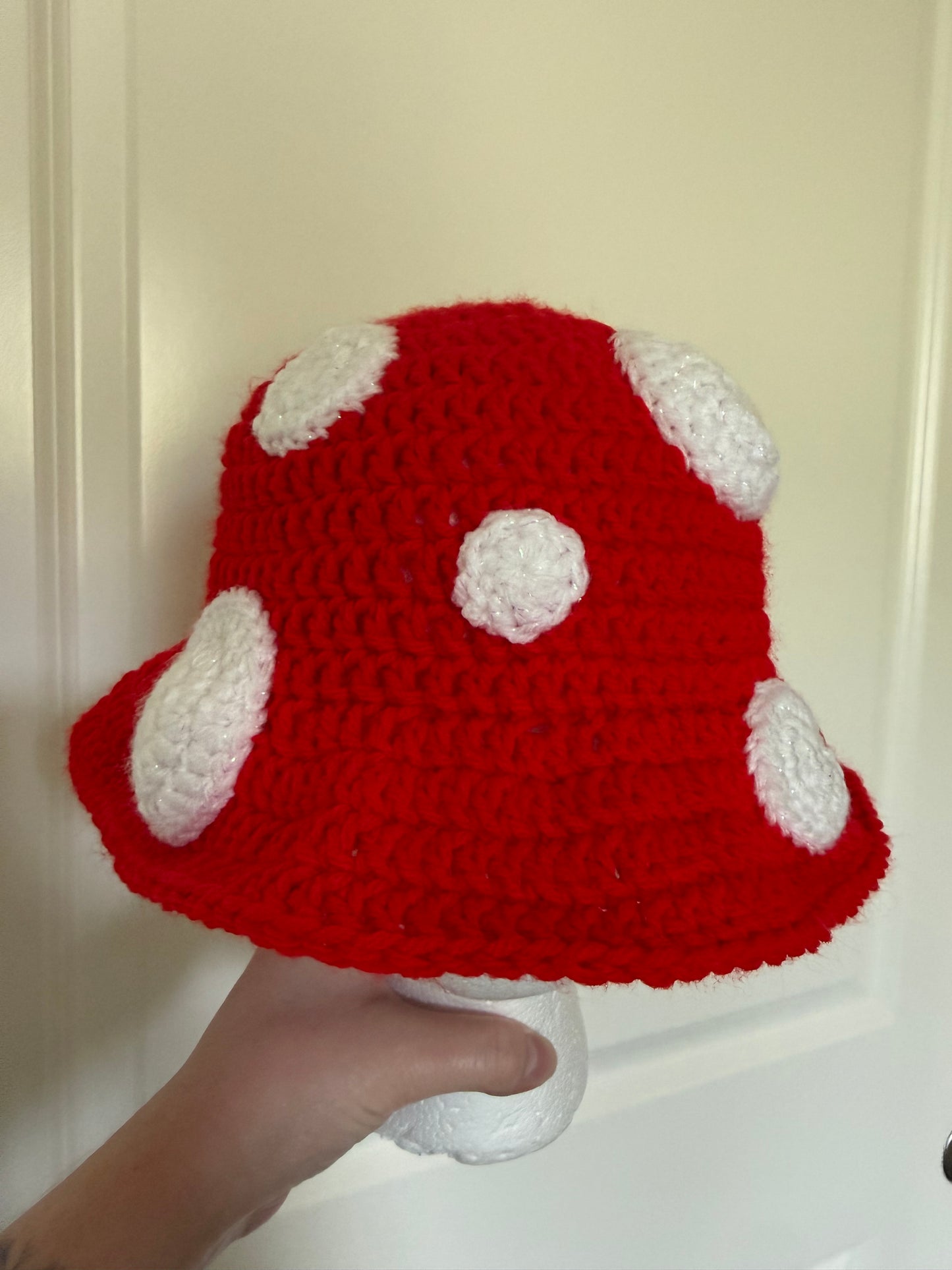 Mushroom Crochet Bucket Hat