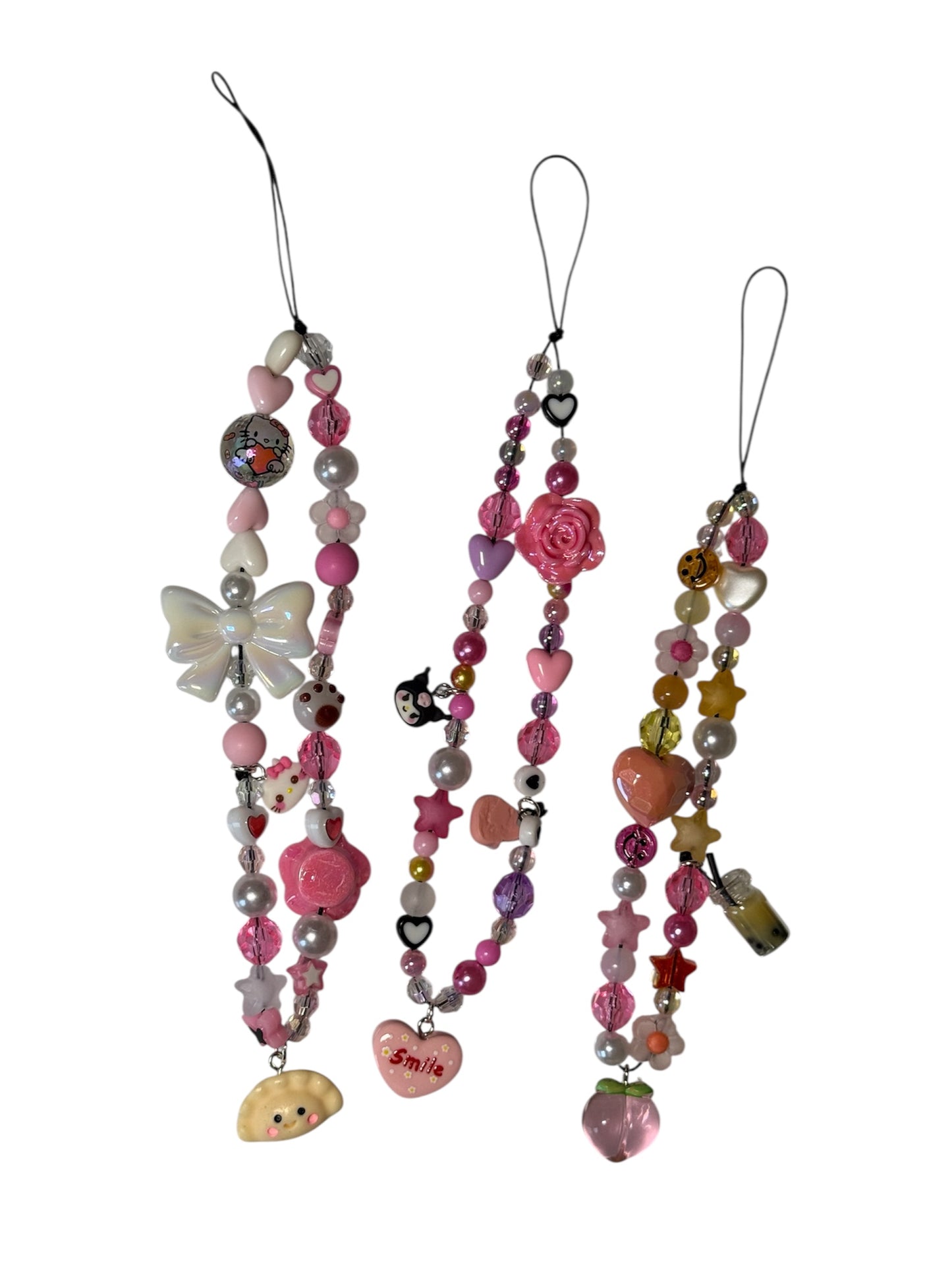 Beaded Phone Charms