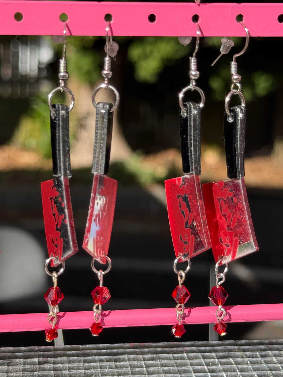 Bloody Knife Earrings