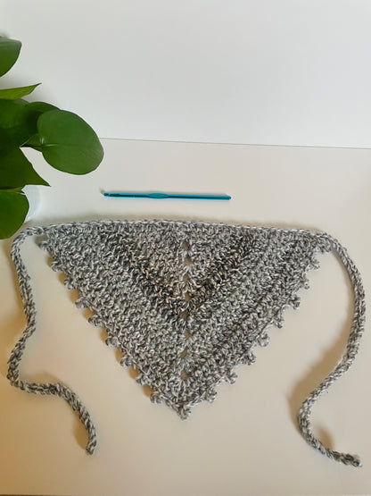 Gather Crochet Hair Bandana