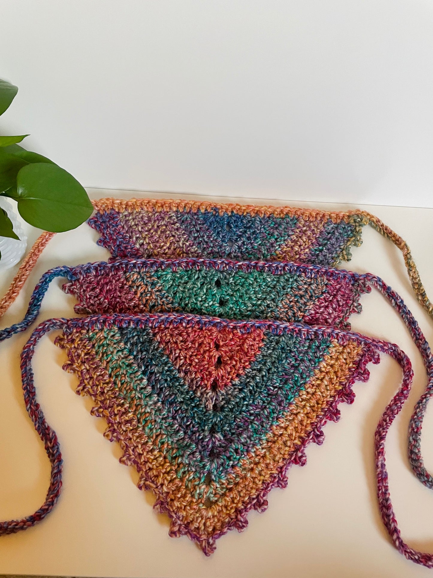 Gather Crochet Hair Bandana