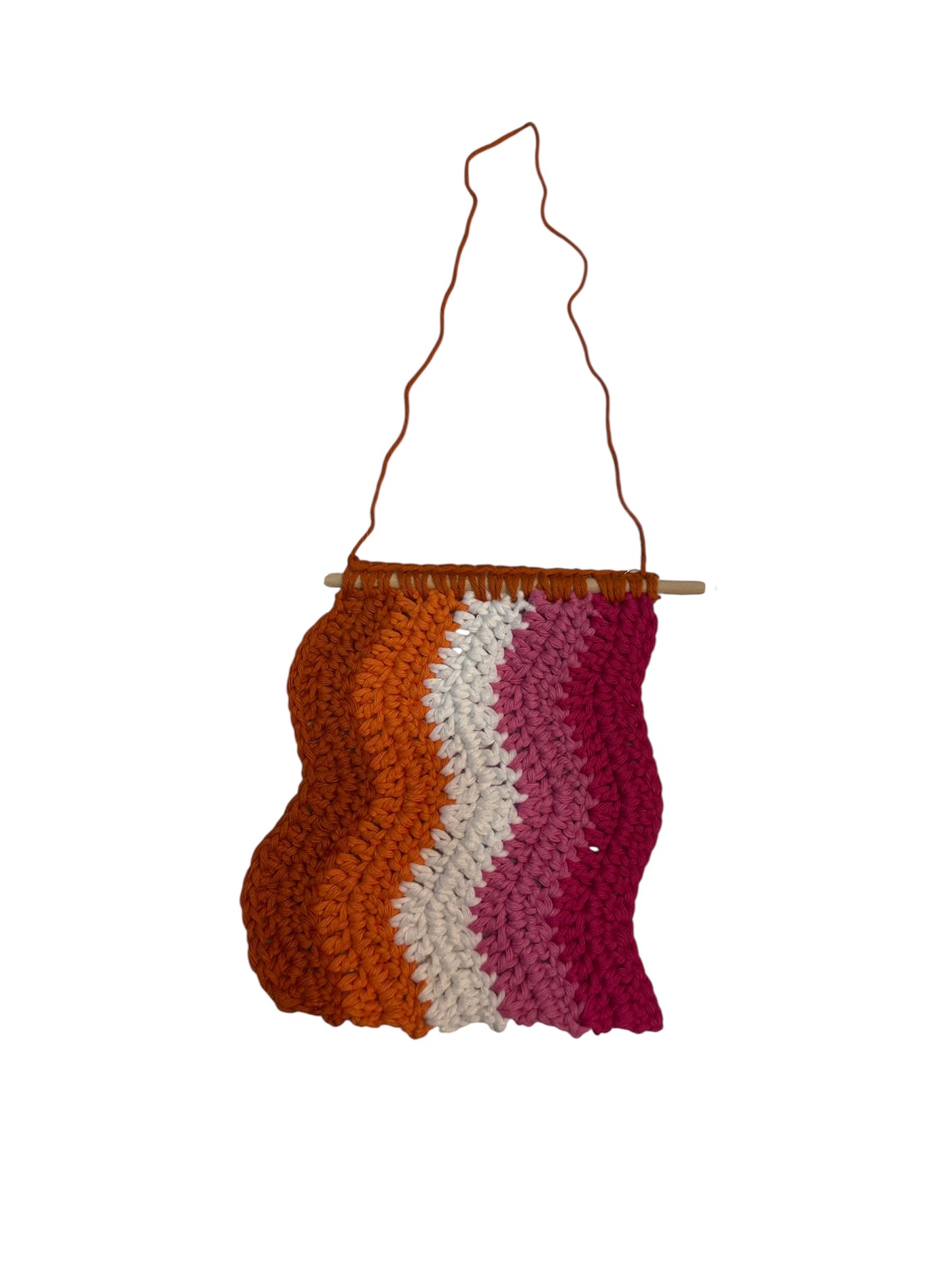 Pride Flag Crochet Tapestry