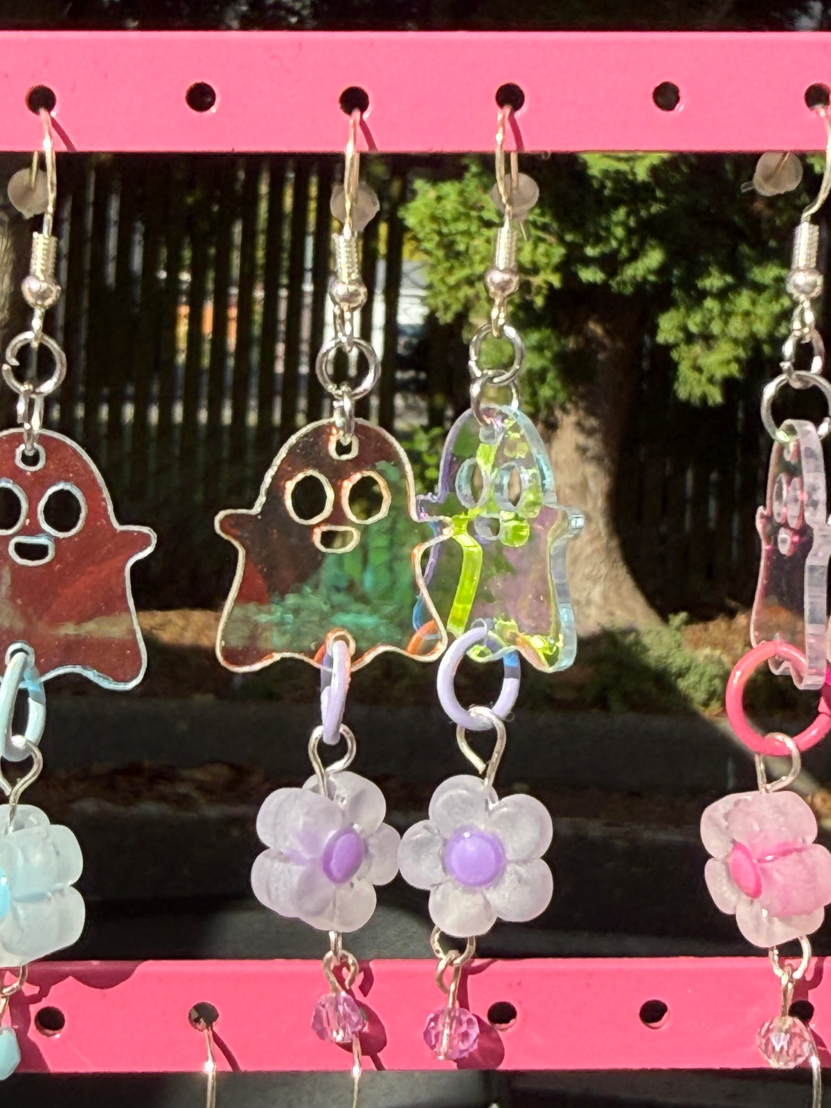 Groovy Ghost Earrings