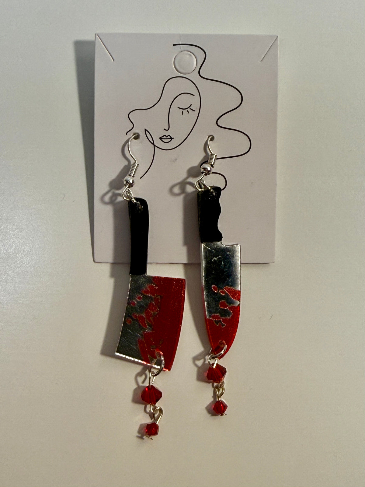 Bloody Knife Earrings