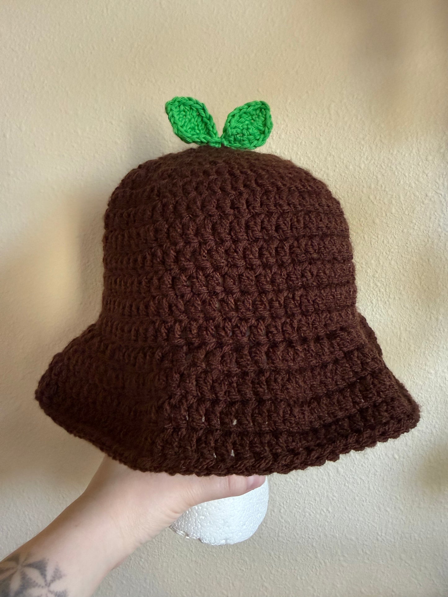 Sprout Crochet Bucket Hat