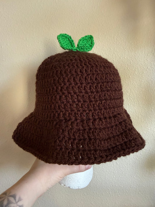 Sprout Crochet Bucket Hat