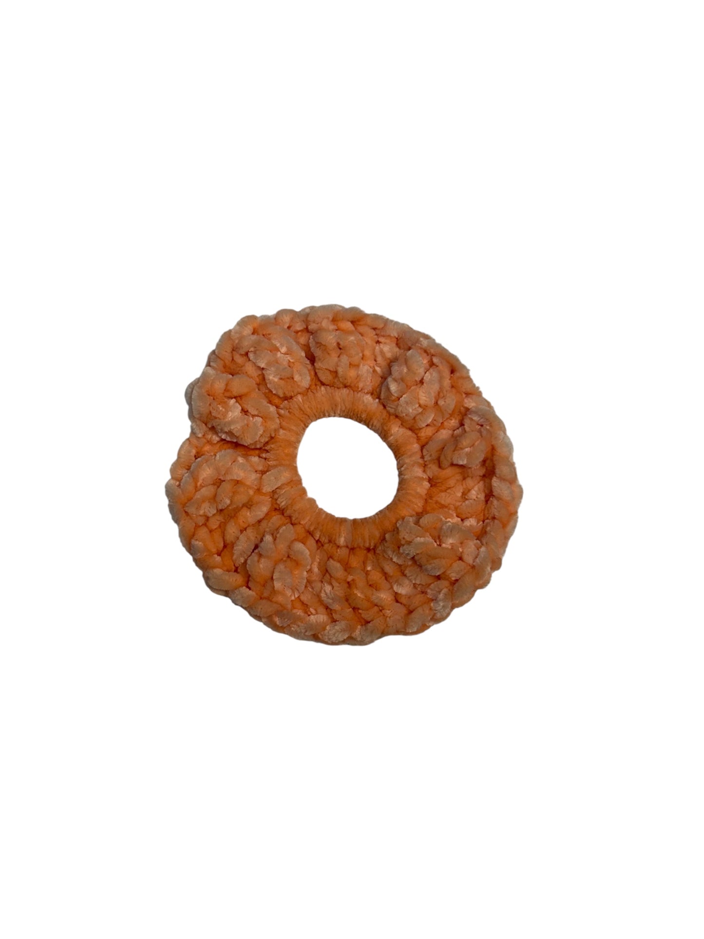 Velvet Crochet Hair Scrunchie