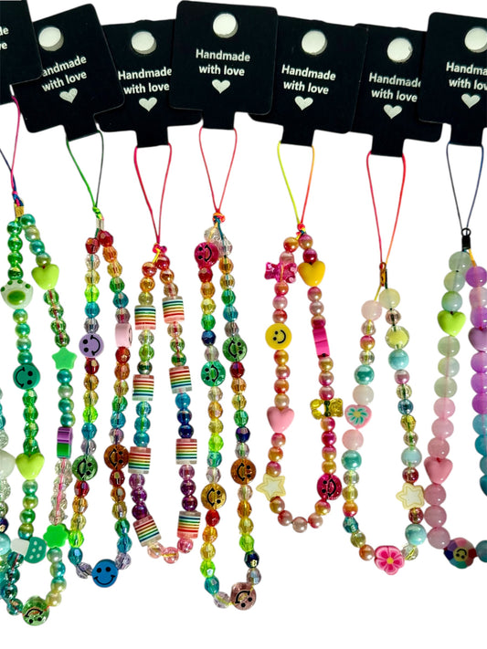 Mystery Beaded Phone Charms