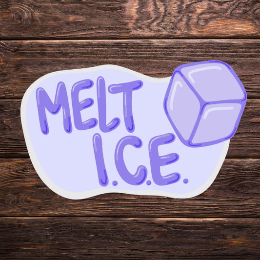 Melt ICE Sticker
