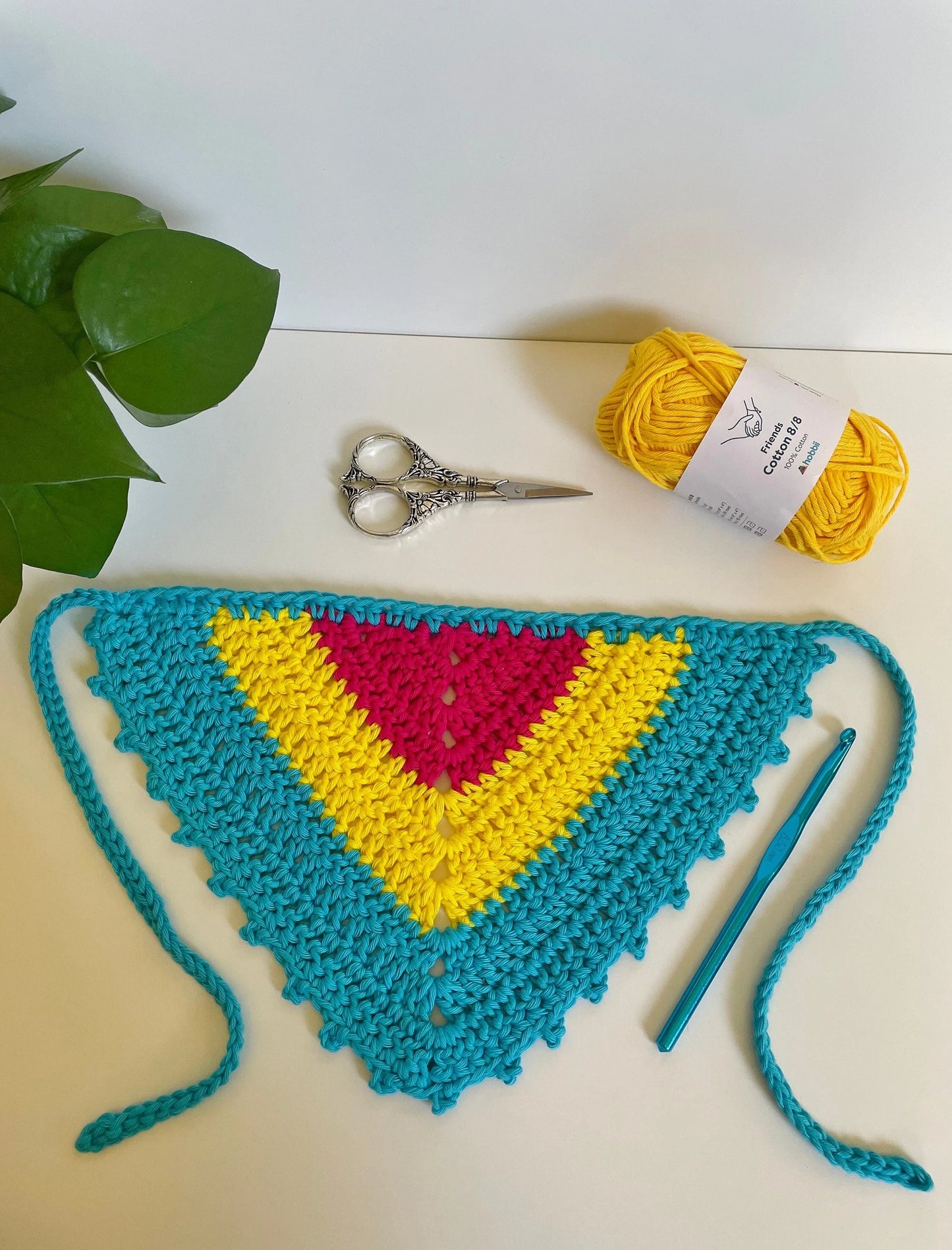 Custom: Pride Flag Crochet Hair Bandana
