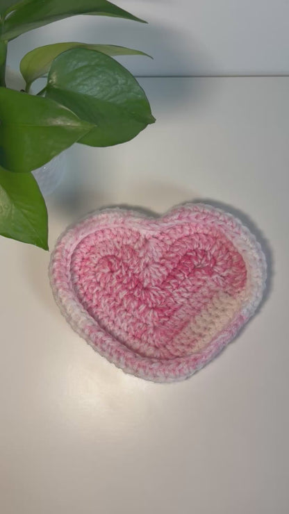 Heart Crochet Trinket Tray